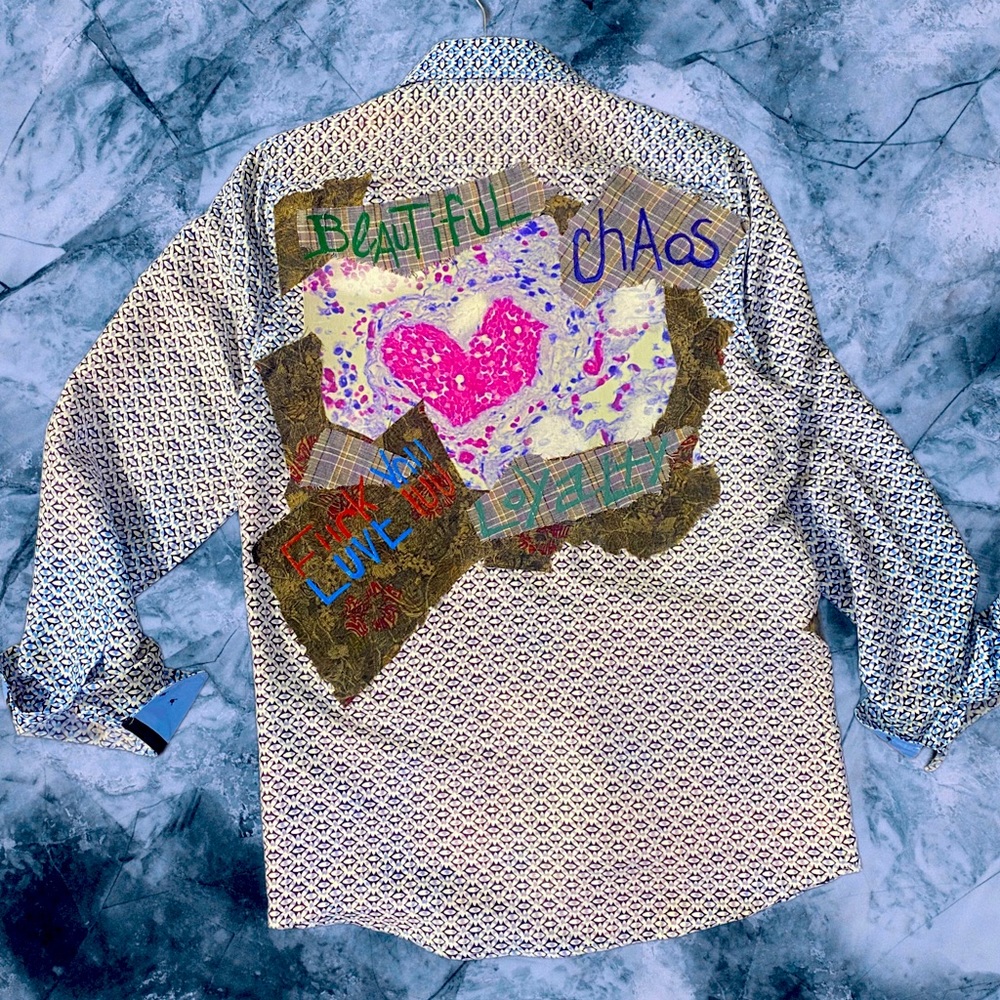 Custom Micro Button Down Shirt